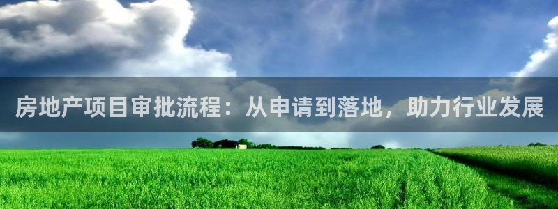 和记卡官网：房地产项目审批流程：从申请到落地，助力行业发展