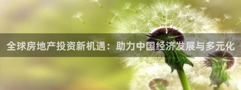 和记唯一官网：全球房地产投资新机遇：助力中国经济发展与多元化