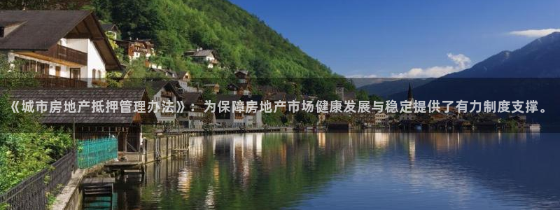 和记娱乐app官网登录：《城市房地产抵押管理办法》：为保障房