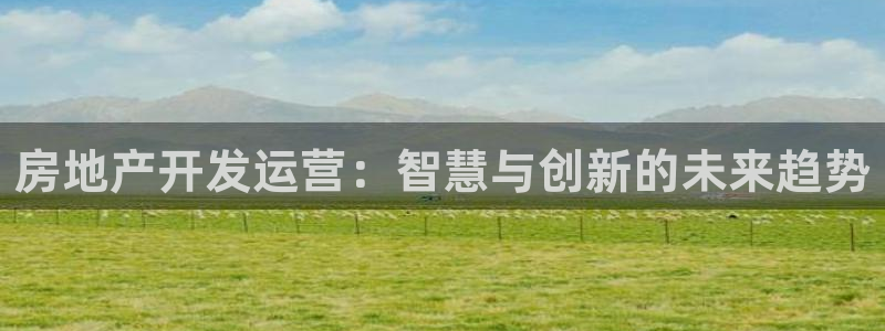 和记h88game官网：房地产开发运营：智慧与创新的未来趋势