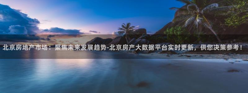 和记餐厅官网：北京房地产市场：聚焦未来发展趋势-北京房产大数