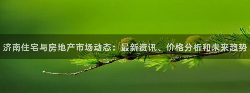 澳门和记 官网：济南住宅与房地产市场动态：最新资讯、价格分析