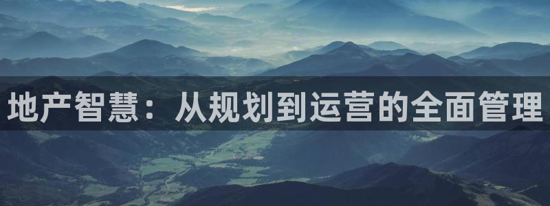 和记万佳国际家居城官网：地产智慧：从规划到运营的全面管理