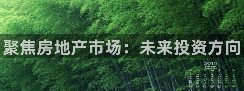和记怡情h88官网中文版：聚焦房地产市场：未来投资方向