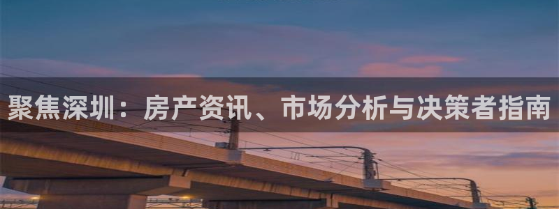 胡和记面官网：聚焦深圳：房产资讯、市场分析与决策者指南